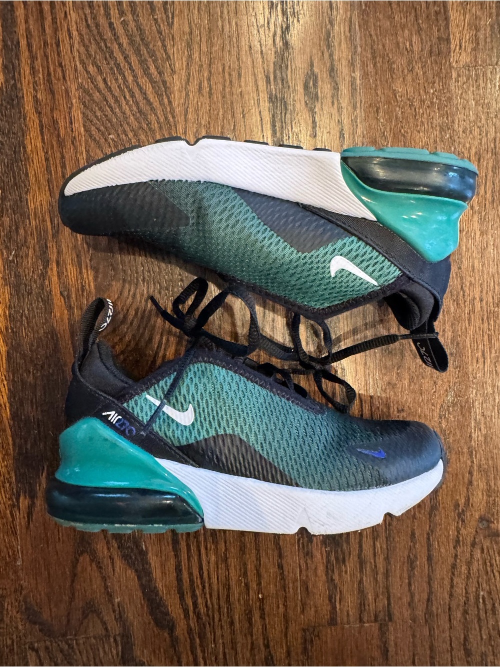 Nike Kids Green & Black Air Max 270 Sneakers